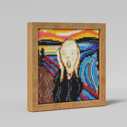 64x64 Pixel "The Scream by Edvard Munch" Diamond Painting Cross Stitch Kit