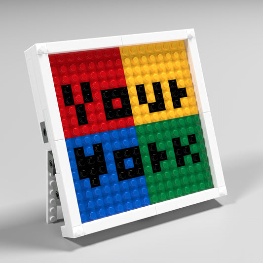 Customize a 16*16 Pixel Building Brick Mosaic - We'll Ship Based on Your Design!