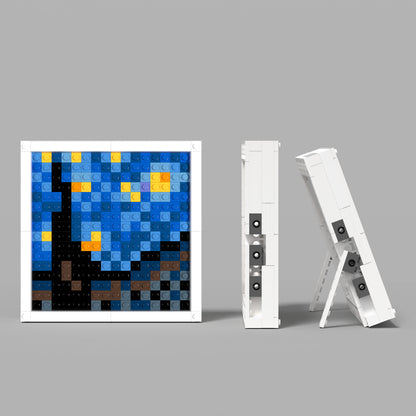 Vincent van Gogh's The Starry Night Compatible Lego Pixel Art DIY Decorative Painting Set