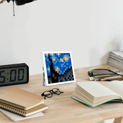 Vincent van Gogh's The Starry Night Compatible Lego Pixel Art DIY Decorative Painting Set