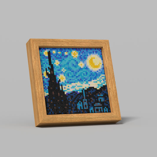 48*48 Dot Handmade Diamond Painting Van Gogh The Starry Night Customized Classic Art Gift