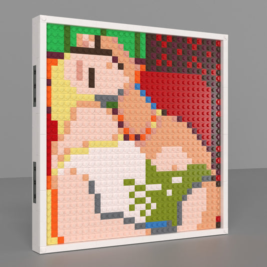 32*32 Compatible Lego Pieces Picasso's The Dream Pixel Art